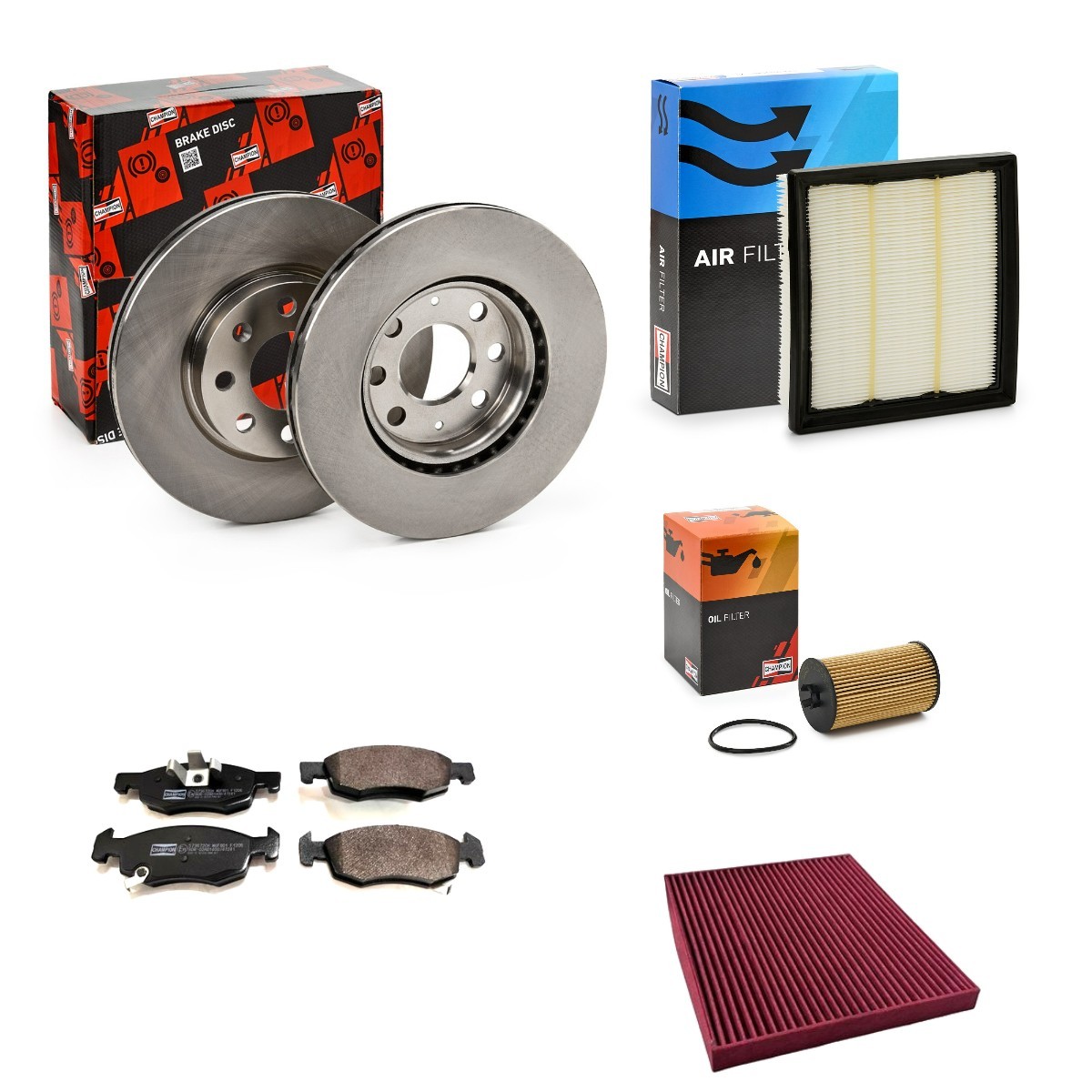 CHAMPION Servicekit CMP4682SK024 CMP4682SK024 CHAMPION Servicekit og filtersæt Fiat billig