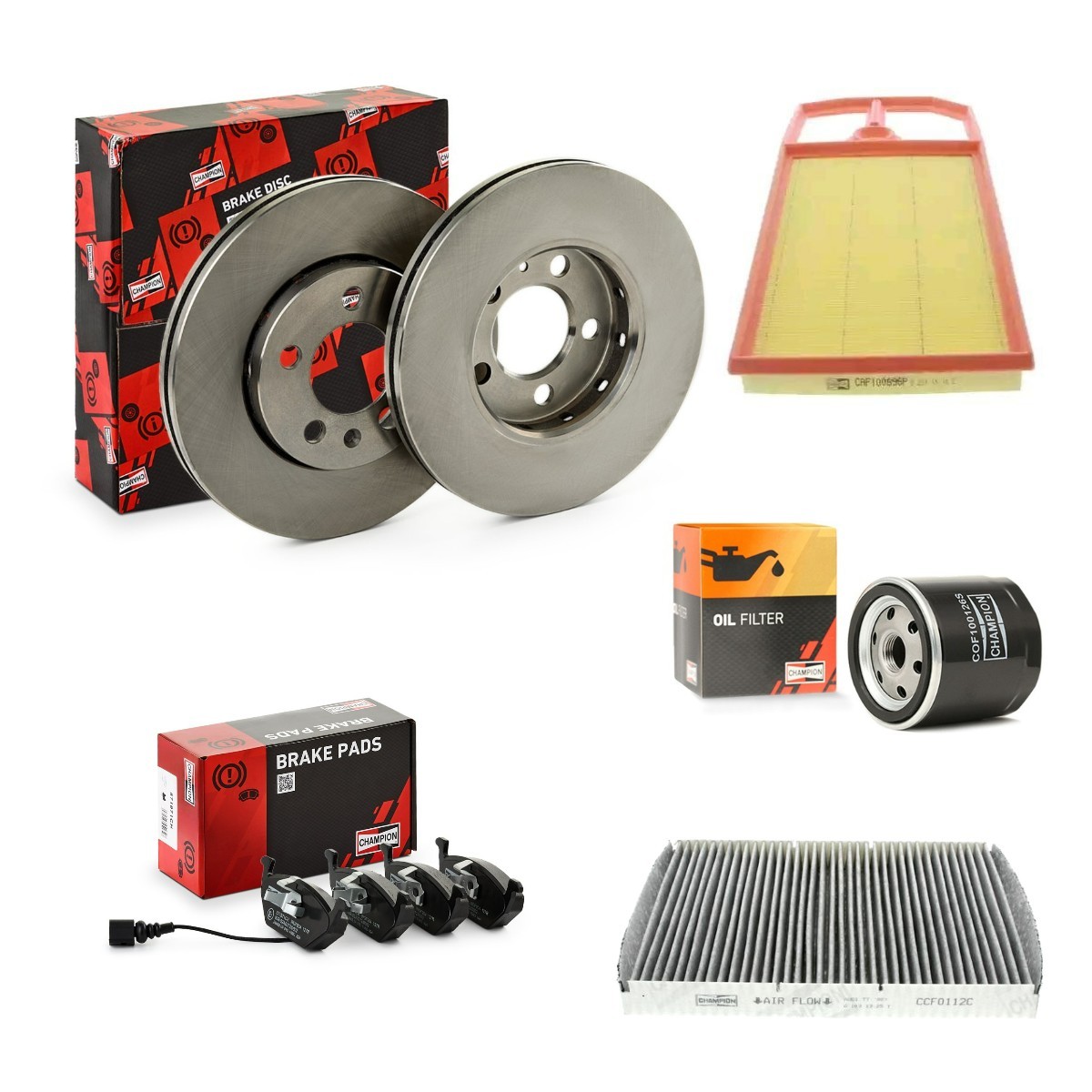 CHAMPION Onderhoudspakket CMP4682SK025 CMP4682SK025 CHAMPION Onderhoudspakket en filterset Nissan goedkoop