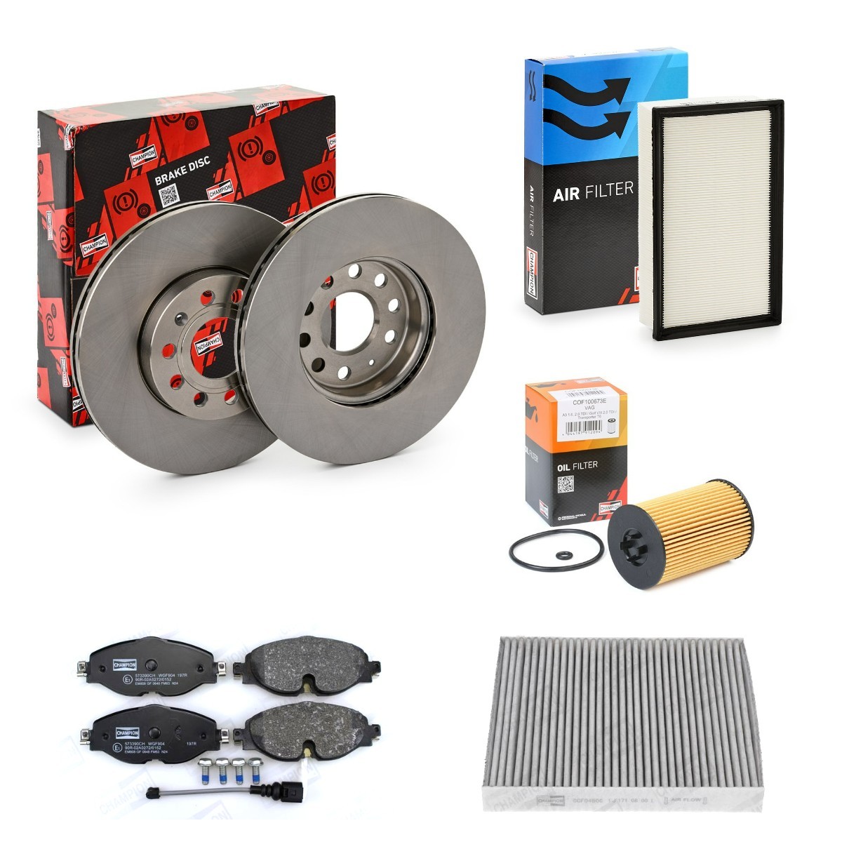 CHAMPION Onderhoudspakket CMP4682SK029 CMP4682SK029 CHAMPION Onderhoudspakket en filterset Nissan goedkoop