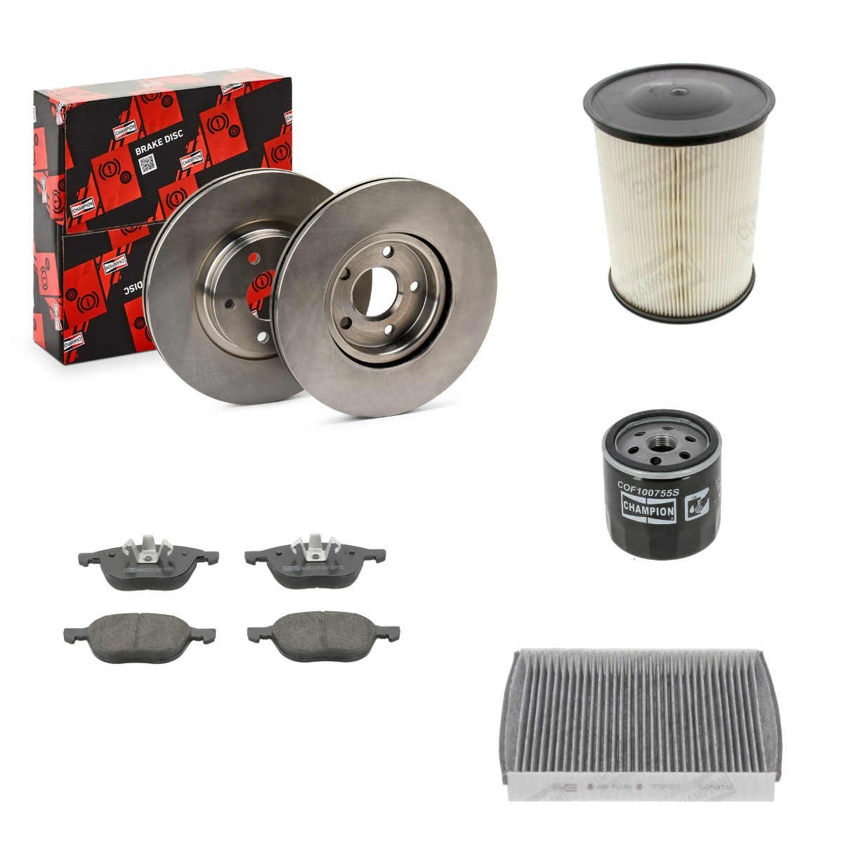 CHAMPION Kit de revisão CMP4682SK035 Elemento de filtro CHAMPION Opel MERIVA CMP4682SK035