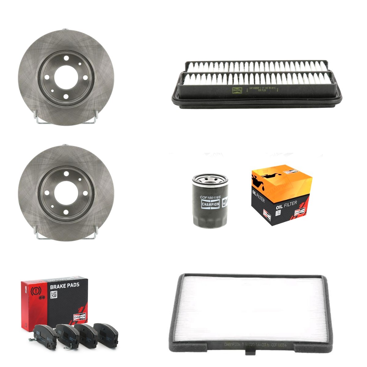 CHAMPION Servicepakke CMP4682SK050 Filtersett CHAMPION DACIA CMP4682SK050