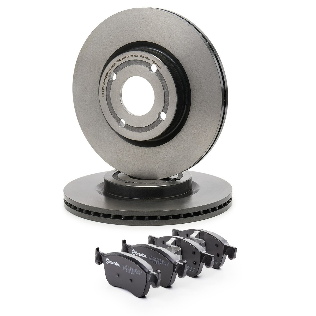 Bromssats, skivbroms BREMBO BRB3405N0503 BREMBO Prime BRB3405N0503 Bromssats FORD FIESTA 2024