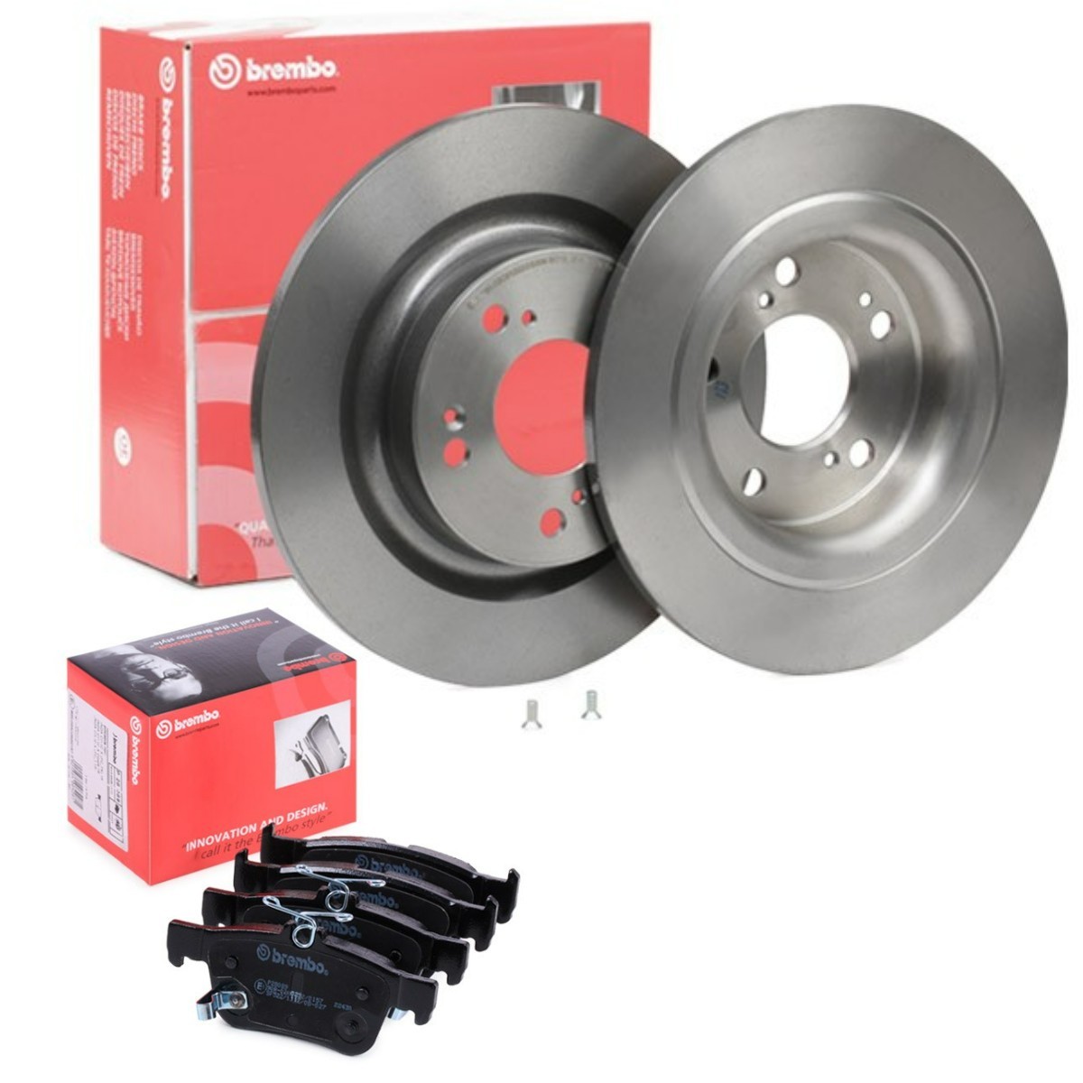 BREMBO Σετ φρένων, δισκόφρενα BRB3405N0509 Σετ δισκόπλακες τακάκια Honda FN, FK BRB3405N0509 BREMBO