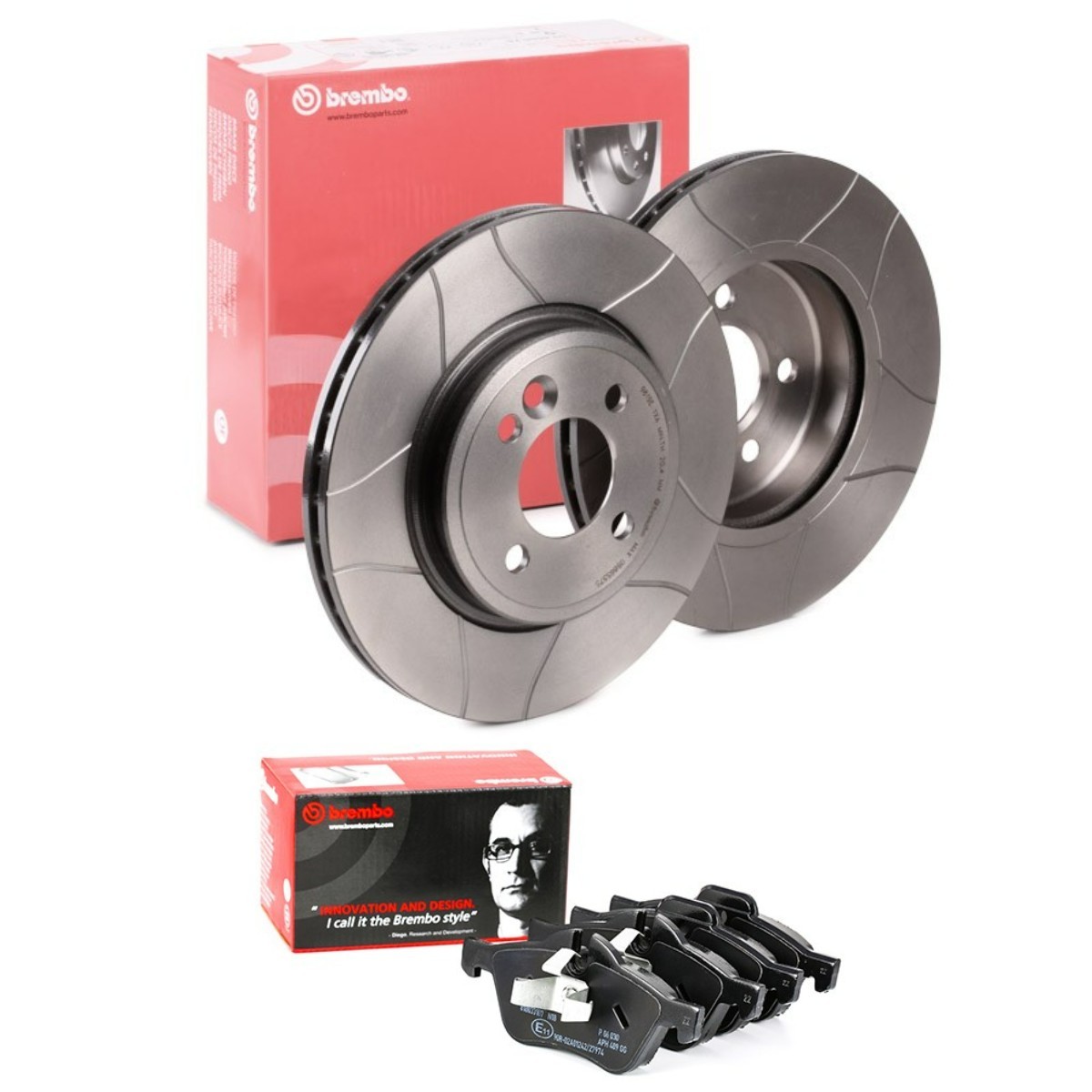 BREMBO Bremsscheiben und -beläge BRB3405N0510 BRB3405N0510 BREMBO Bremsen Set Cooper (F65, F66) Kosten