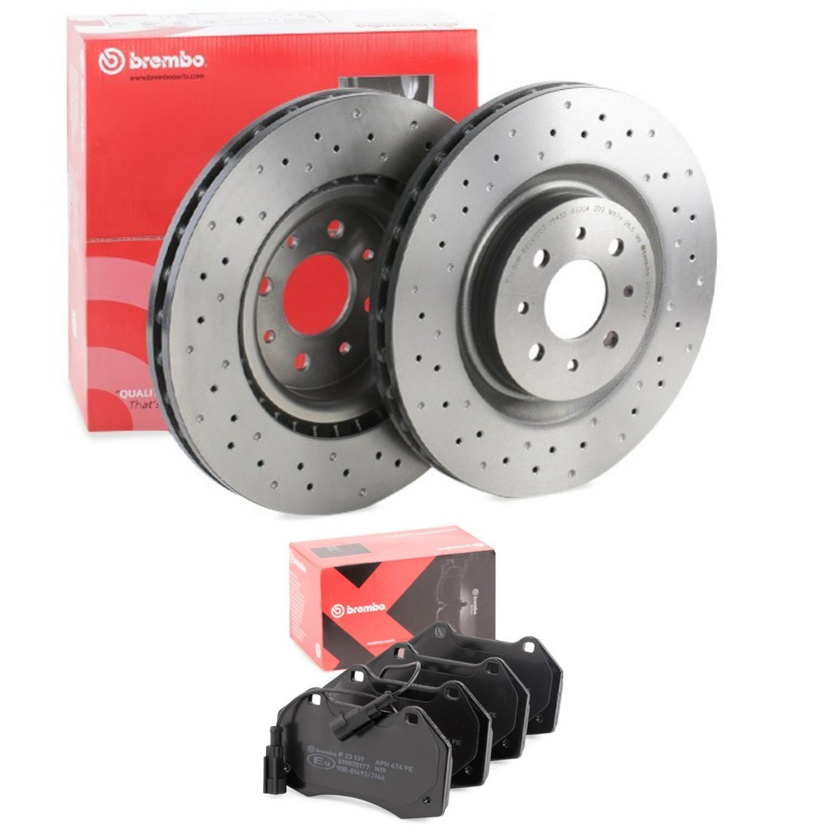 BREMBO Pidurikomplekt, ketaspidur BRB3405N0513 BRB3405N0513 Pidurikomplekt ALFA ROMEO ALFETTA BREMBO