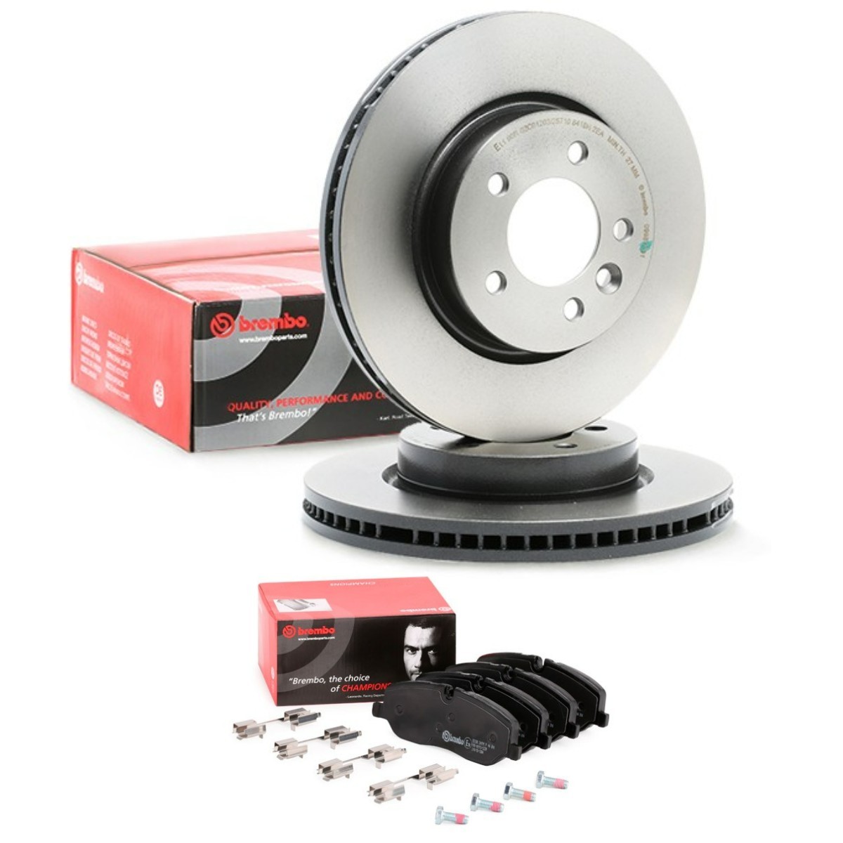 BREMBO Bremžu komplekts, Disku bremzes BRB3405N0520 BREMBO BRB3405N0520 Bremžu komplekts Land Rover Discovery 3 par izdevīgu cenu