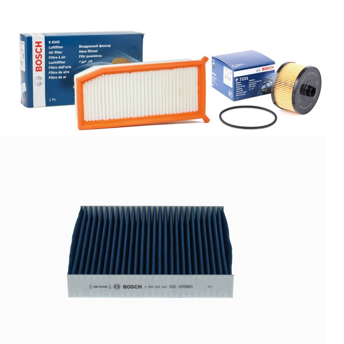 BOSCH Filter-komplekt BSH4055N0110 BOSCH BSH4055N0110 Filter-komplekt Renault Laguna 2 hind