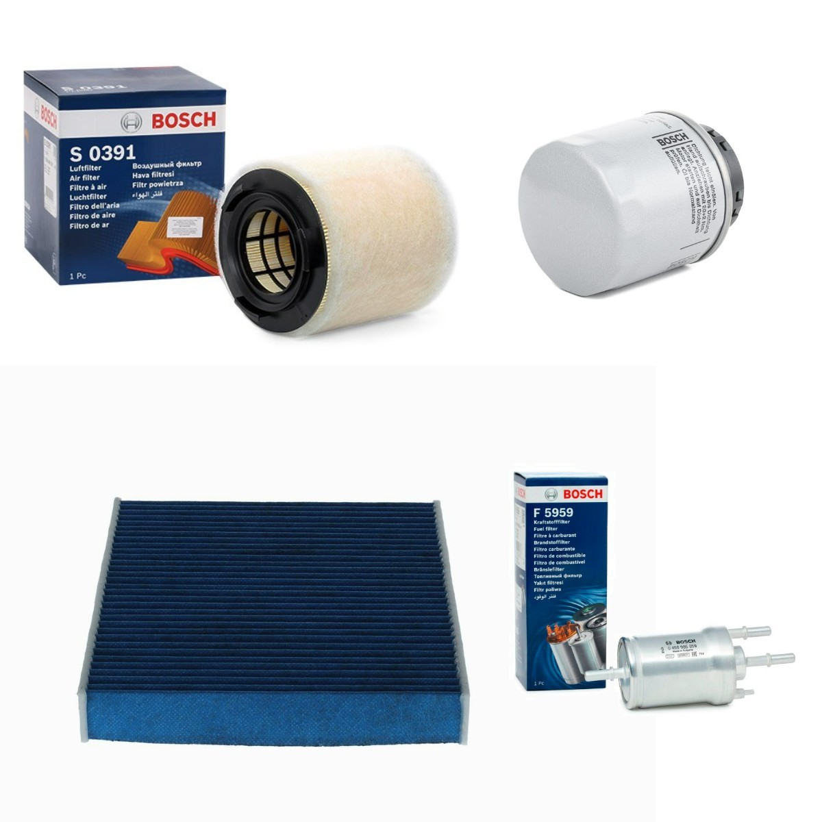 BOSCH Suodatinsarja BSH4055N0119 BOSCH Suodatinsarja SKODA BSH4055N0119