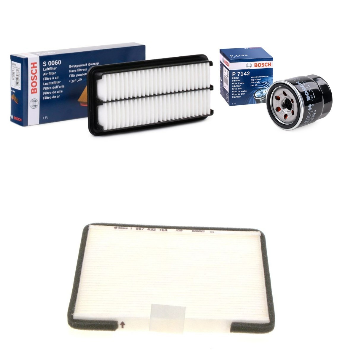 BOSCH Filterset BSH4055N0154 BOSCH BSH4055N0154 originele Onderhoudspakket en filterset KIA Ceed ED kosten