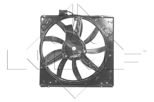 NRF Ventilátor chladenia motora 47052 NRF 47052 Ventilátor chladenia originálne Acura lacné