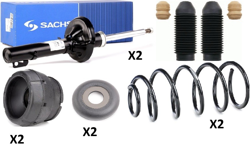 SACHS Balstiekārtas komplekts, Amortizatori SA1185N0004 SACHS SA1185N0004 Atsperu un piekares amortizatoru komplekts Skoda Octavia 1u5 par izdevīgu cenu