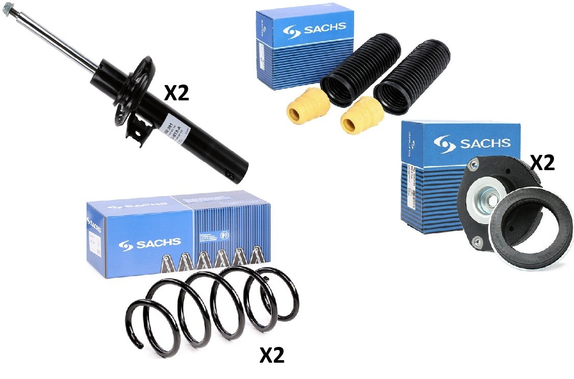 SACHS Fjærsett, støtdemper SA1185N0008 Sport kit fjærsett dempere SACHS POLO SA1185N0008 billige
