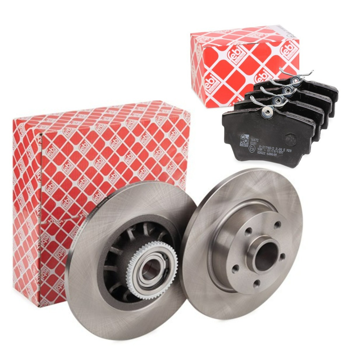 FEBI BILSTEIN Bremseskiver og -klosser FBL3405N0121 FEBI BILSTEIN FBL3405N0121 Bremsekit Fiat Tipo Stasjonsvogn pris