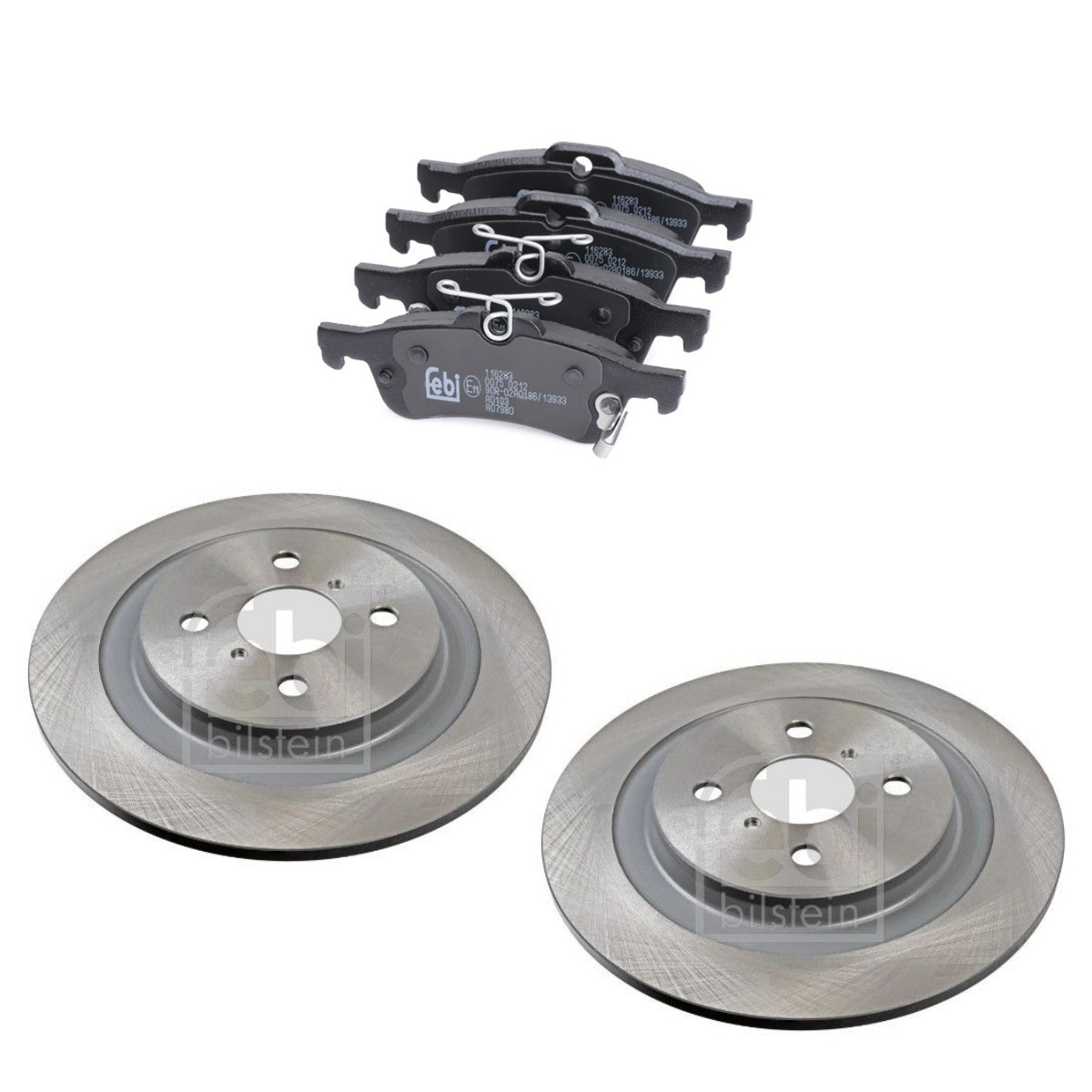 FEBI BILSTEIN Bromssats, skivbroms FBL3405N0143 FBL3405N0143 FEBI BILSTEIN bromsbelägg och -skivor TOYOTA AURIS