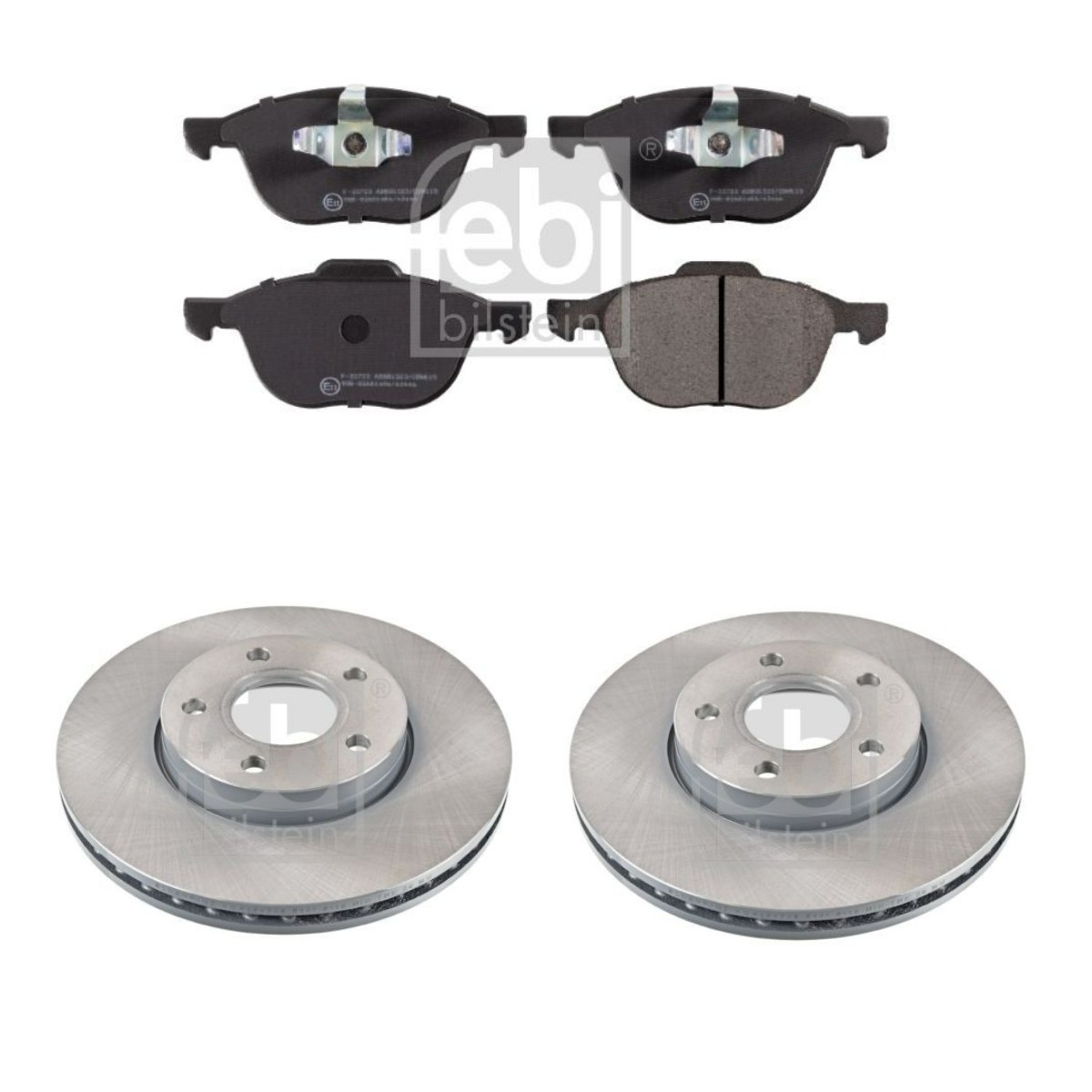 FEBI BILSTEIN Kit de travões FBL3405N0147 FEBI BILSTEIN FBL3405N0147 Pastilhas e discos de travão Ford TAUNUS originais