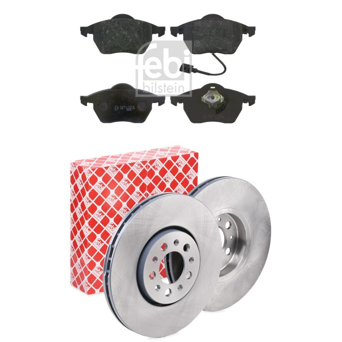 Disques et plaquettes de freins FEBI BILSTEIN FBL3405N0164 FEBI BILSTEIN FBL3405N0164: Kit de freins Volkswagen POLO 2009