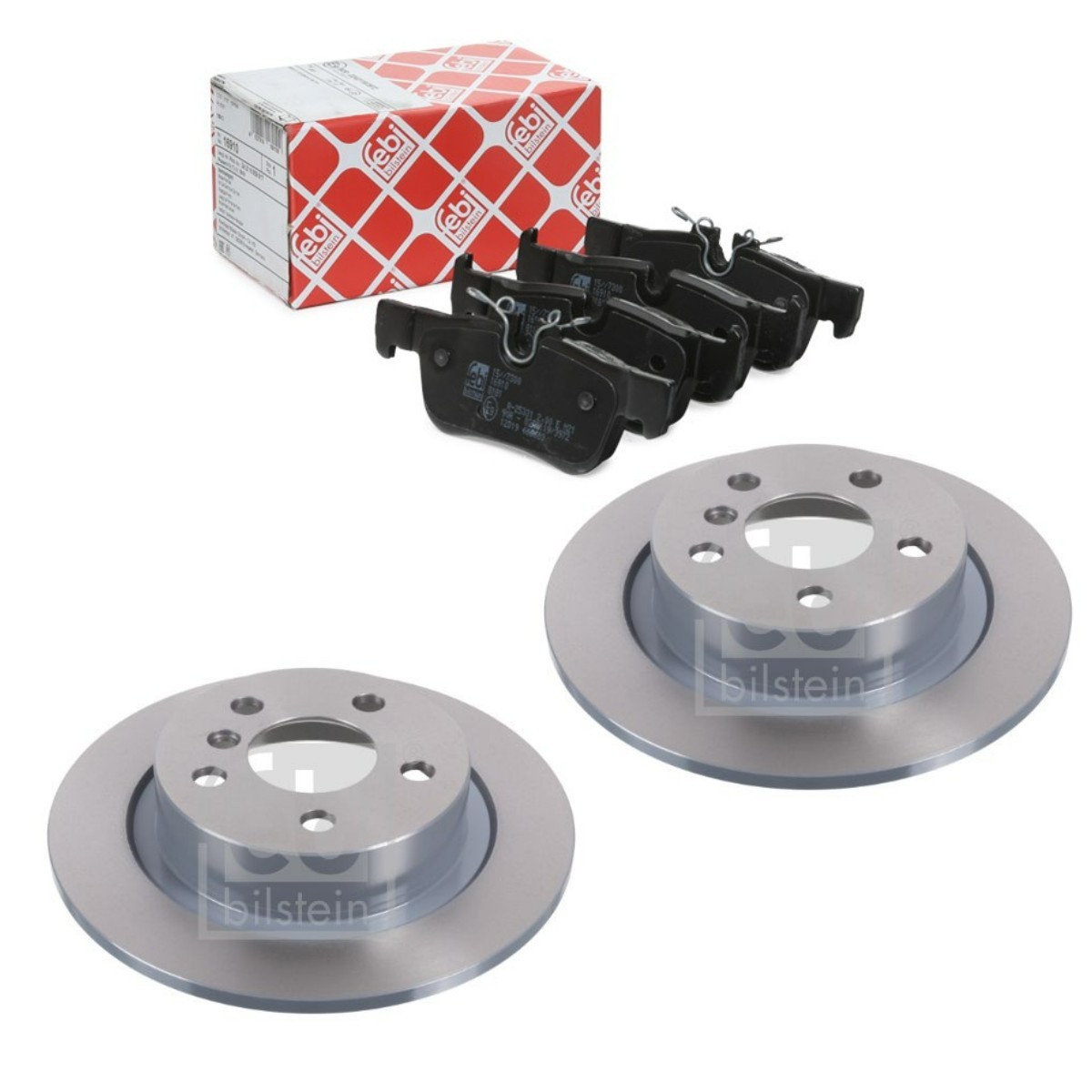 Brake discs and pads set FEBI BILSTEIN FBL3405N0166 FEBI BILSTEIN FBL3405N0166 2014 BMW X1 brake discs and pads replacement