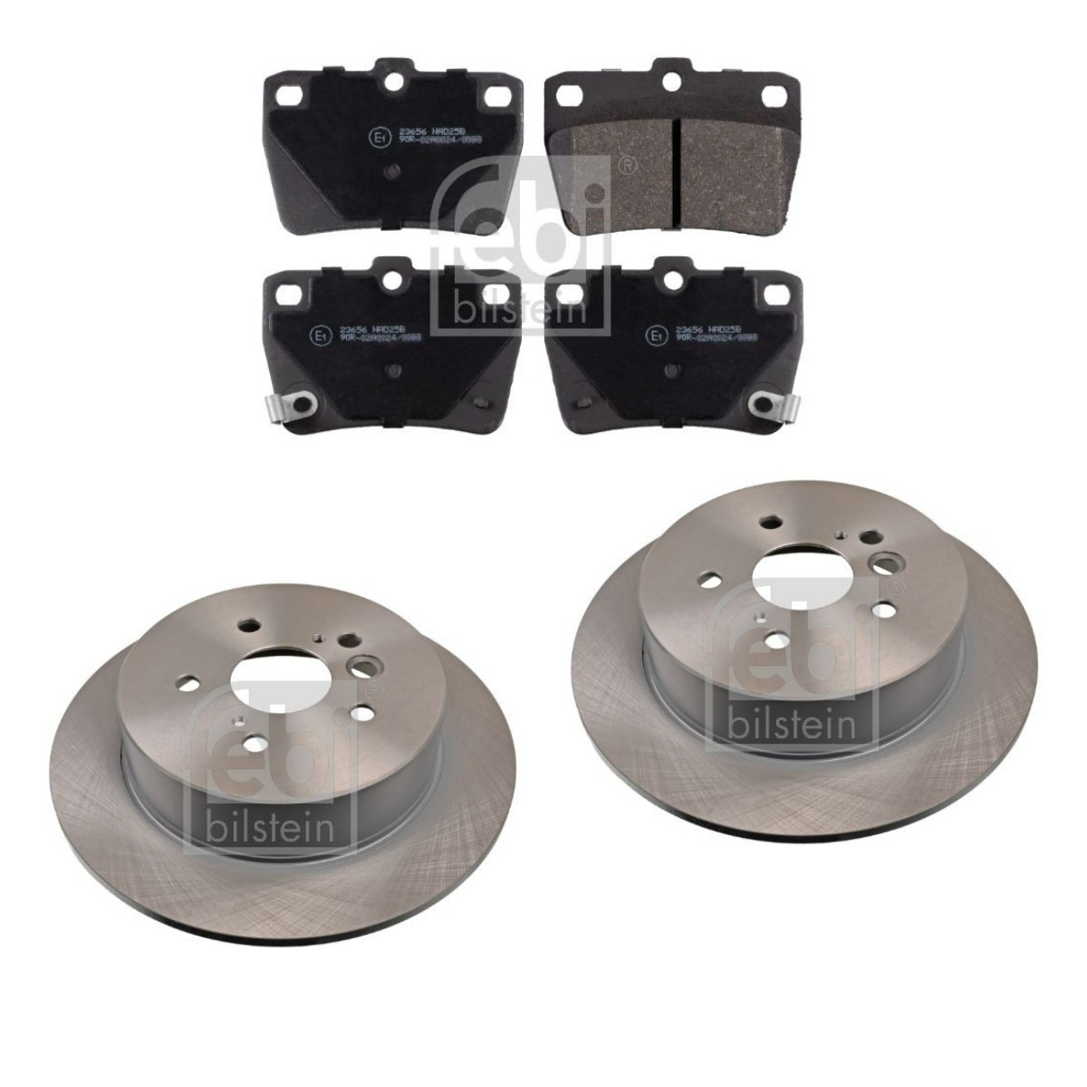FEBI BILSTEIN Brake discs and pads set FBL3405N0172 Toyota CLA2_, XA2_, ZCA2_, ACA2_ Brake discs and pads FBL3405N0172 FEBI BILSTEIN