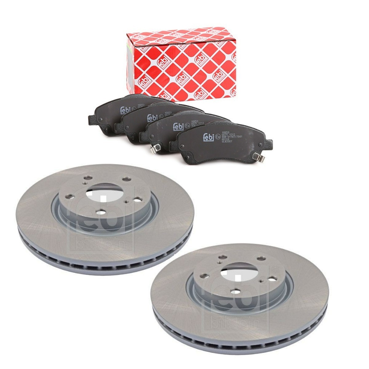 Bremseskiver og klodser FEBI BILSTEIN FBL3405N0174 FEBI BILSTEIN FBL3405N0174: Bremseklodser og skiver Toyota COROLLA 2017