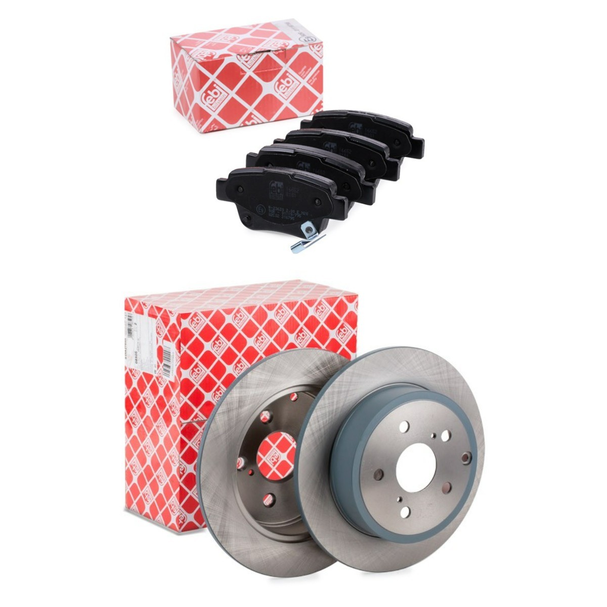 Bremžu komplekts, Disku bremzes FEBI BILSTEIN FBL3405N0175 FEBI BILSTEIN FBL3405N0175: Bremžu komplekts Toyota COROLLA 2025