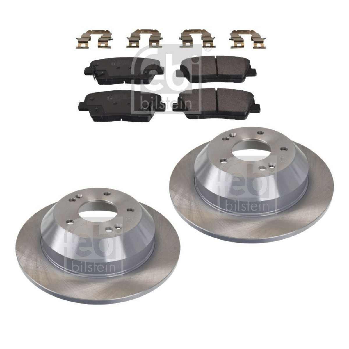 FEBI BILSTEIN Brake discs and pads set FBL3405N0194 FEBI BILSTEIN FBL3405N0194 SSANGYONG KYRON discs and pads replacement