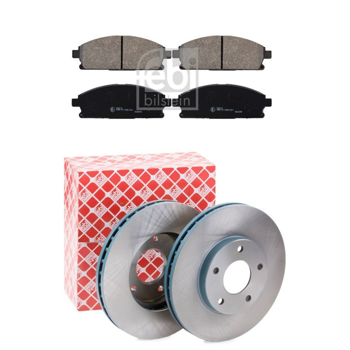 FEBI BILSTEIN Kit de travões FBL3405N0195 FEBI BILSTEIN FBL3405N0195 Kit de pastilhas de travão e disco Volkswagen AMAROK originais