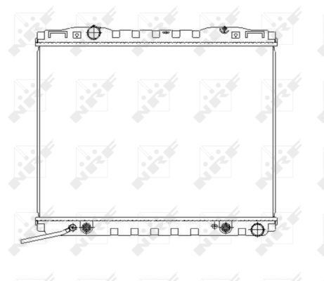 Radiateur NRF 53366 NRF 53366: Radiateur, koelvloeistof Kia SORENTO 2005