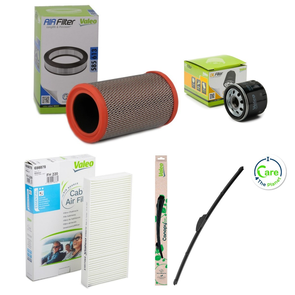 VALEO Servicekit VAL4682SK016 VALEO VAL4682SK016 Servicekit och filtersats Renault Master 3 Skåpbil original
