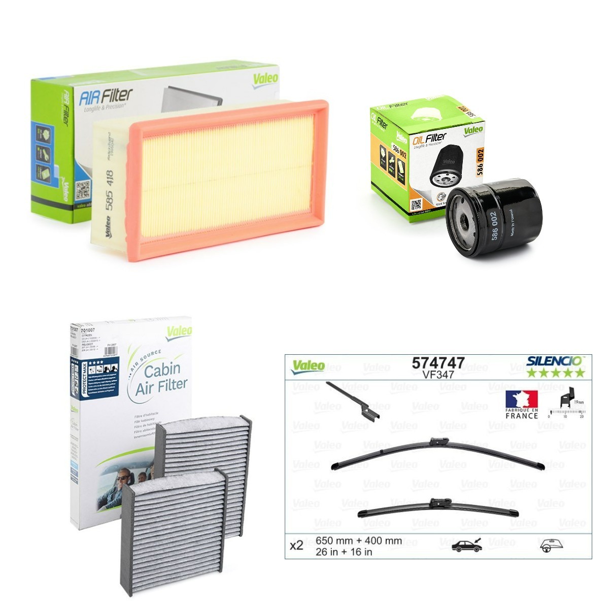 VALEO Osade komplekt, inspektsioon VAL4682SK017 VALEO VAL4682SK017 Filter-komplekt Mercedes-Benz G-klass originaal