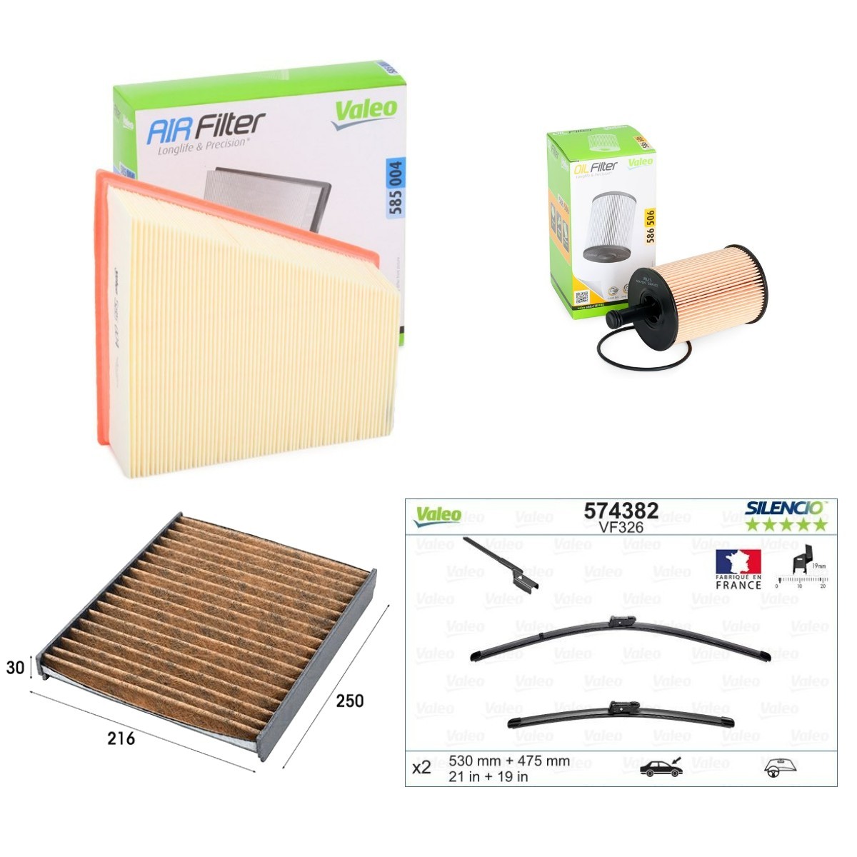 VALEO Kit de service VAL4682SK018 Kit de filtres VALEO SEAT VAL4682SK018