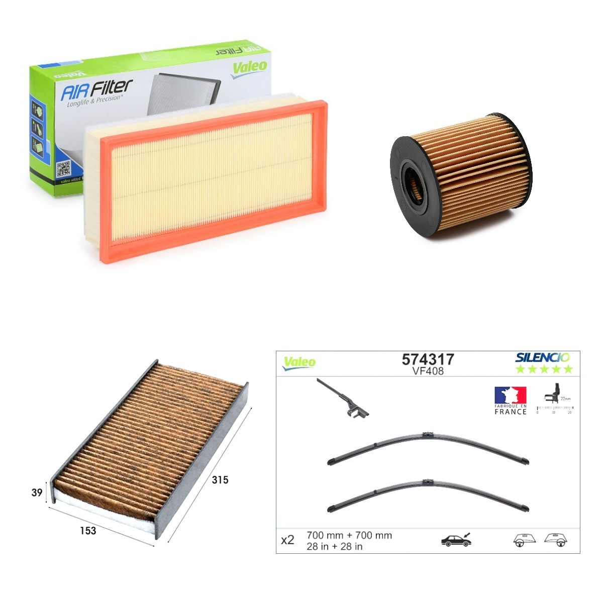 VALEO Kit de revisão VAL4682SK031 VAL4682SK031 VALEO Elemento de filtro Citroën baratos