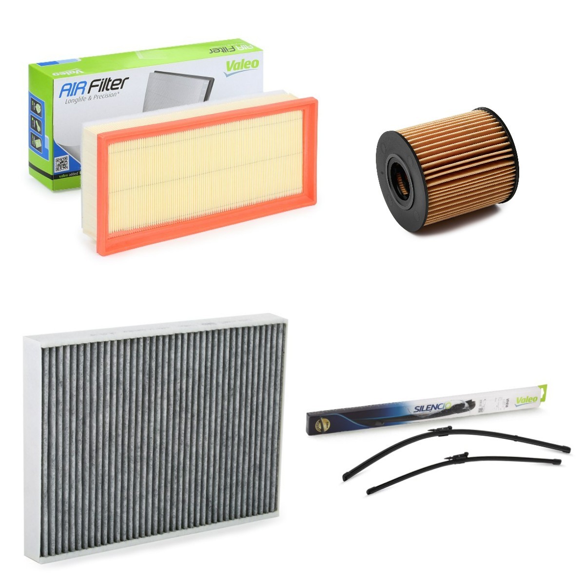 VALEO Sada dielov, inżpekcia VAL4682SK047 VALEO VAL4682SK047 Filter - sada Peugeot 405 originálne