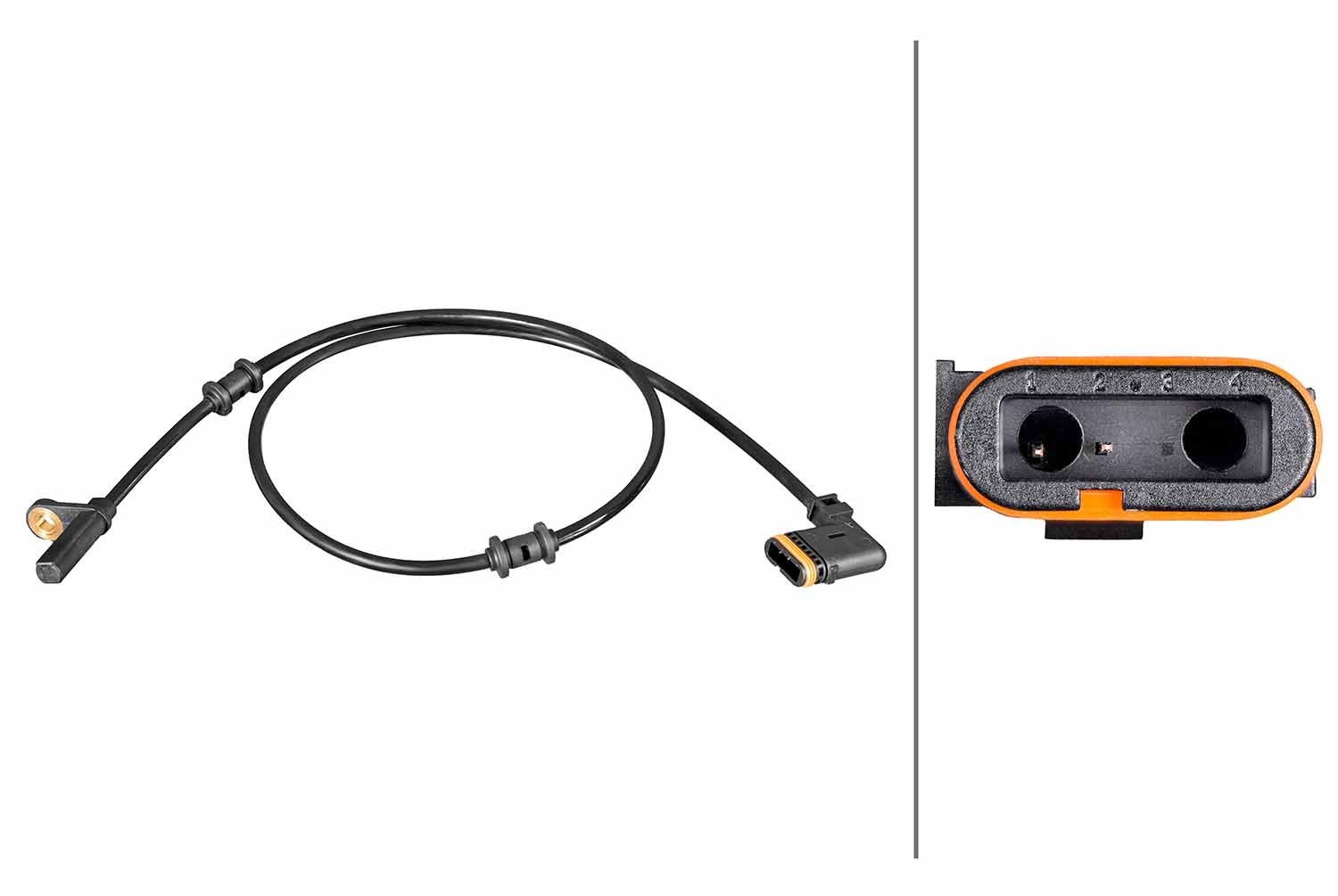 Sensor, rotações da roda HELLA 6PU 358 216-651 HELLA 6PU 358 216-651 Sensor rotações da roda Mercedes-Benz SLK 2018