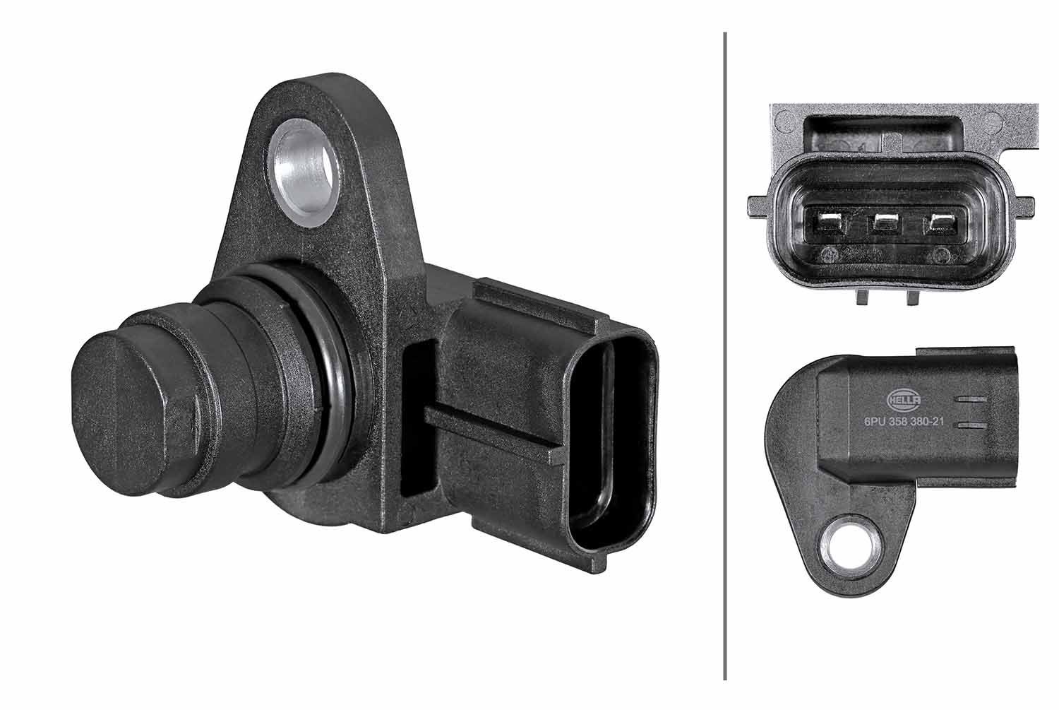 HELLA Tunnistin, nokka-akselin ajoitus 6PU 358 380-211 6PU 358 380-211 HELLA Nokka akselin asentotunnistin Volvo V70 hinta
