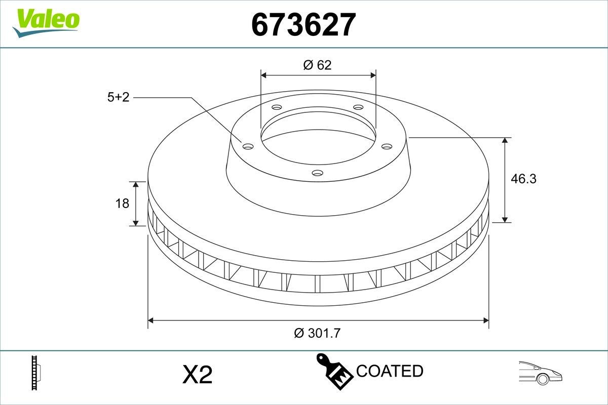 VALEO Piduriketas 673627 Piduriketas VALEO VERSO S 673627 odav