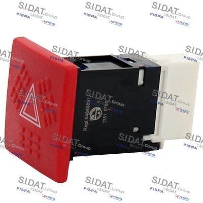 SIDAT Interrupteur de signal de détresse 661530A2 661530A2 Bouton feux de détresse PEUGEOT BOXER SIDAT
