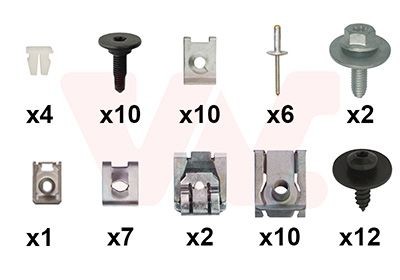 Σετ τοποθέτησης, προφυλακτήρας VAN WEZEL 0113794 VAN WEZEL 0113794: Στήριγμα, προφυλακτήρας Alfa Romeo MITO 2024