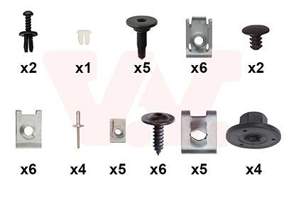 Monteringssett, støtfanger VAN WEZEL 0177794 VAN WEZEL 0177794 Støtfanger holder ALFA ROMEO MITO 2023