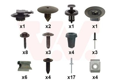 VAN WEZEL Kit montaggio, Paraurti 1506794 Supporto paraurti Dacia KS_ 1506794 VAN WEZEL