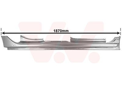 VAN WEZEL Tröskelplåt 1507103 VAN WEZEL 1507103 Tröskel Duster SUV original
