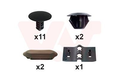 VAN WEZEL Mounting Kit, bonnet 1557797 Dacia KS_ Bonnet 1557797 VAN WEZEL