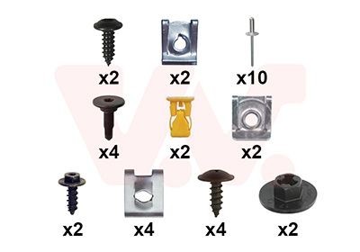 VAN WEZEL Σετ τοποθέτησης, προφυλακτήρας 1604793 VAN WEZEL 1604793 Στήριγμα, προφυλακτήρας γνήσια Abarth φθηνά