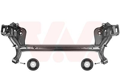 VAN WEZEL Axselstomme 1925629 VAN WEZEL 1925629 Framvagnsbalk Mondeo Mk4 original