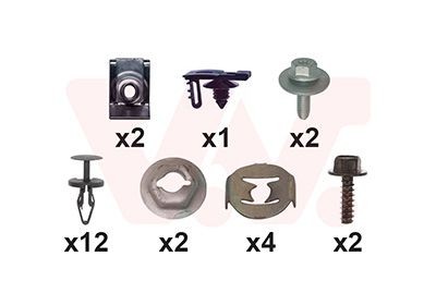 VAN WEZEL Montagesatz, Stoßfänger 1949794 VAN WEZEL 1949794 Montagesatz, Stoßfänger