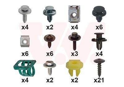 Mont.sats, stötfångare VAN WEZEL 3336794 VAN WEZEL 3336794 Stötfångarfäste NISSAN MICRA 2023