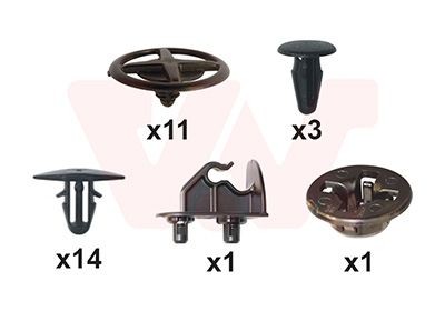 VAN WEZEL Montageset, motorkap 3372797 3372797 Motorkap NISSAN SKYLINE VAN WEZEL