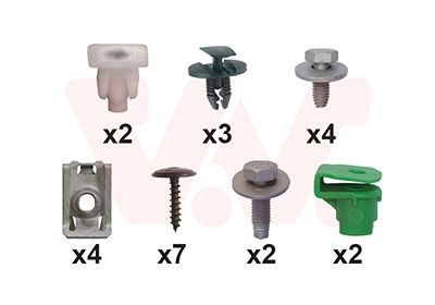 Monteringssæt, skærm VAN WEZEL 3805796 VAN WEZEL 3805796 Forskærm og bagskærm OPEL CORSA 2020