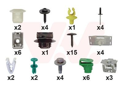 Σετ τοποθέτησης, προφυλακτήρας VAN WEZEL 4043794 VAN WEZEL 4043794 Βάση προφυλακτήρα PEUGEOT 208 2025