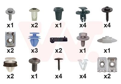 Σετ τοποθέτησης, φτερό VAN WEZEL 4075796 VAN WEZEL 4075796: Φτερό Peugeot 2008 2024