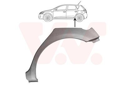 VAN WEZEL Bočnica 8353147 VAN WEZEL 8353147 Bočnica Kia Carens II za nízku cenu